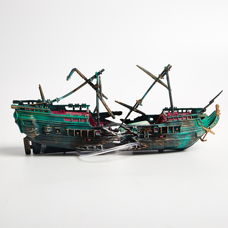Aquarium Marineland - 1Pc acquario acquario paesaggio nave pirata