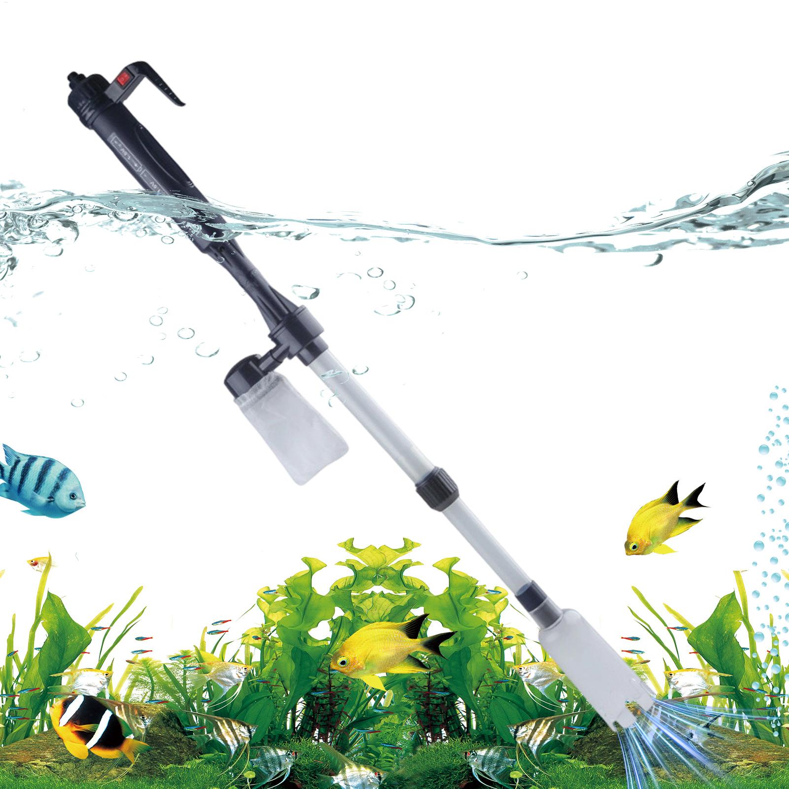 Marine Aquarium Water Change - Aspiratore per Acquario Regolabile Telescopico USB