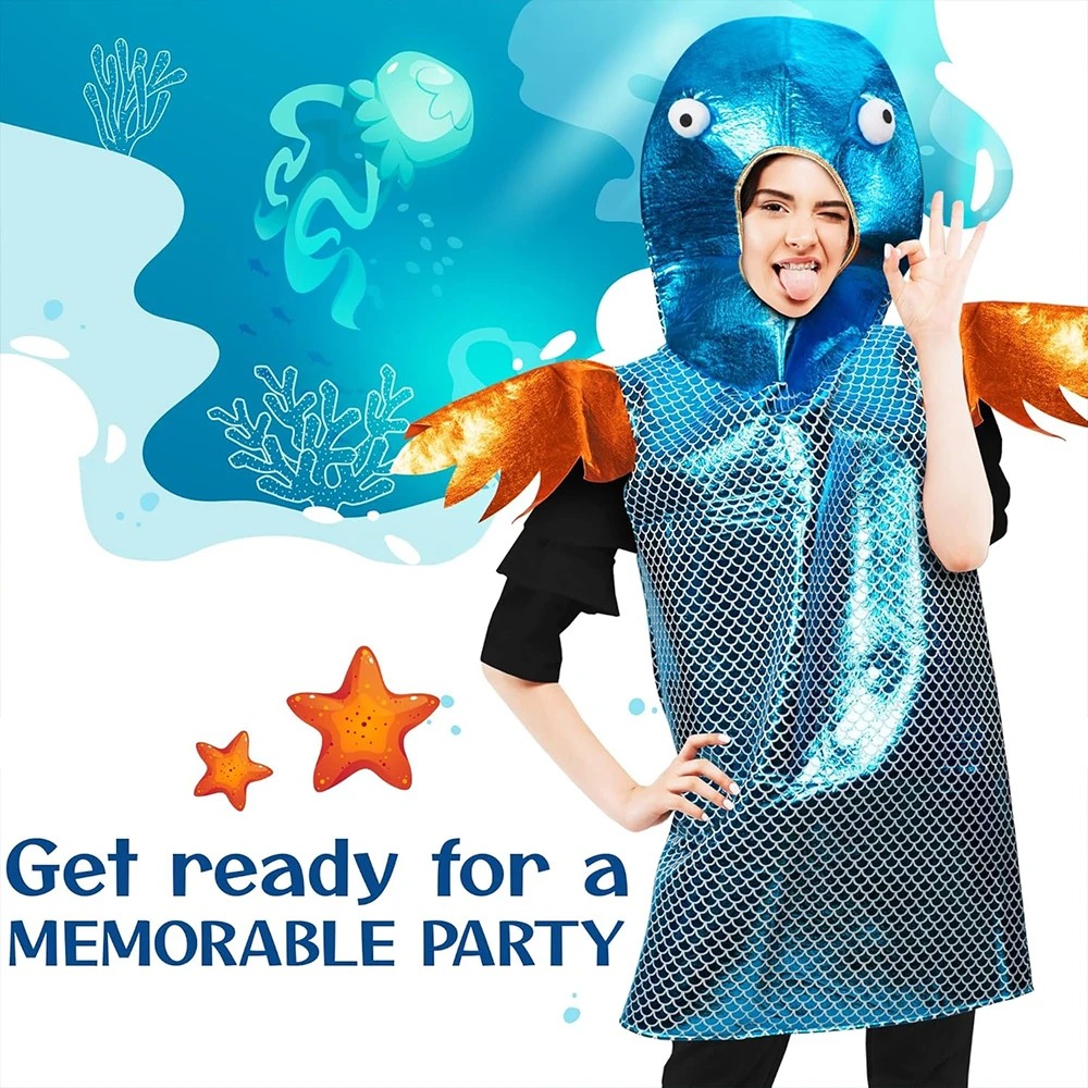 Costume da Pesce Blu Lucido co - Aquarium & Marine Museum Kota Kinabalu recensione e prezzo